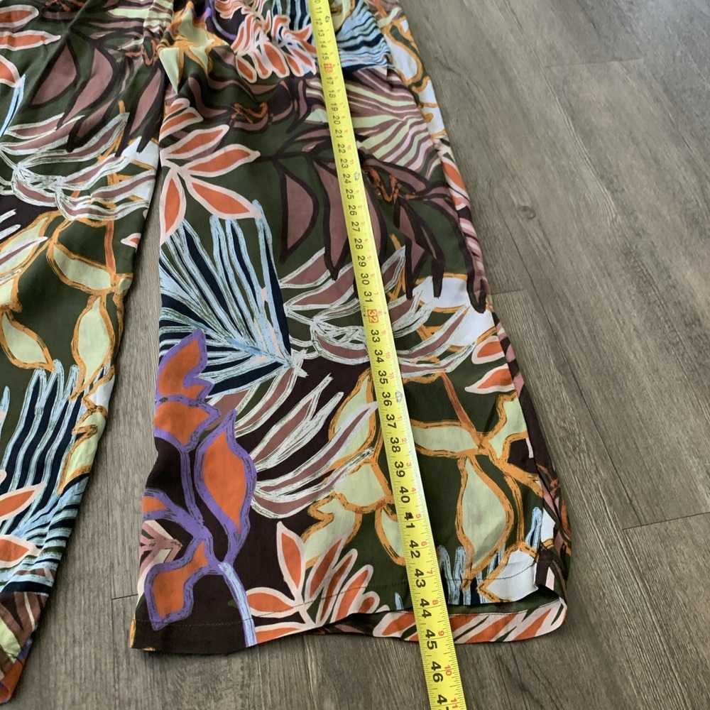 Ulla Popken Plus Size 24/26 Tropical Print Top and Pants Set Multicolor 2830 - Picture 13 of 14